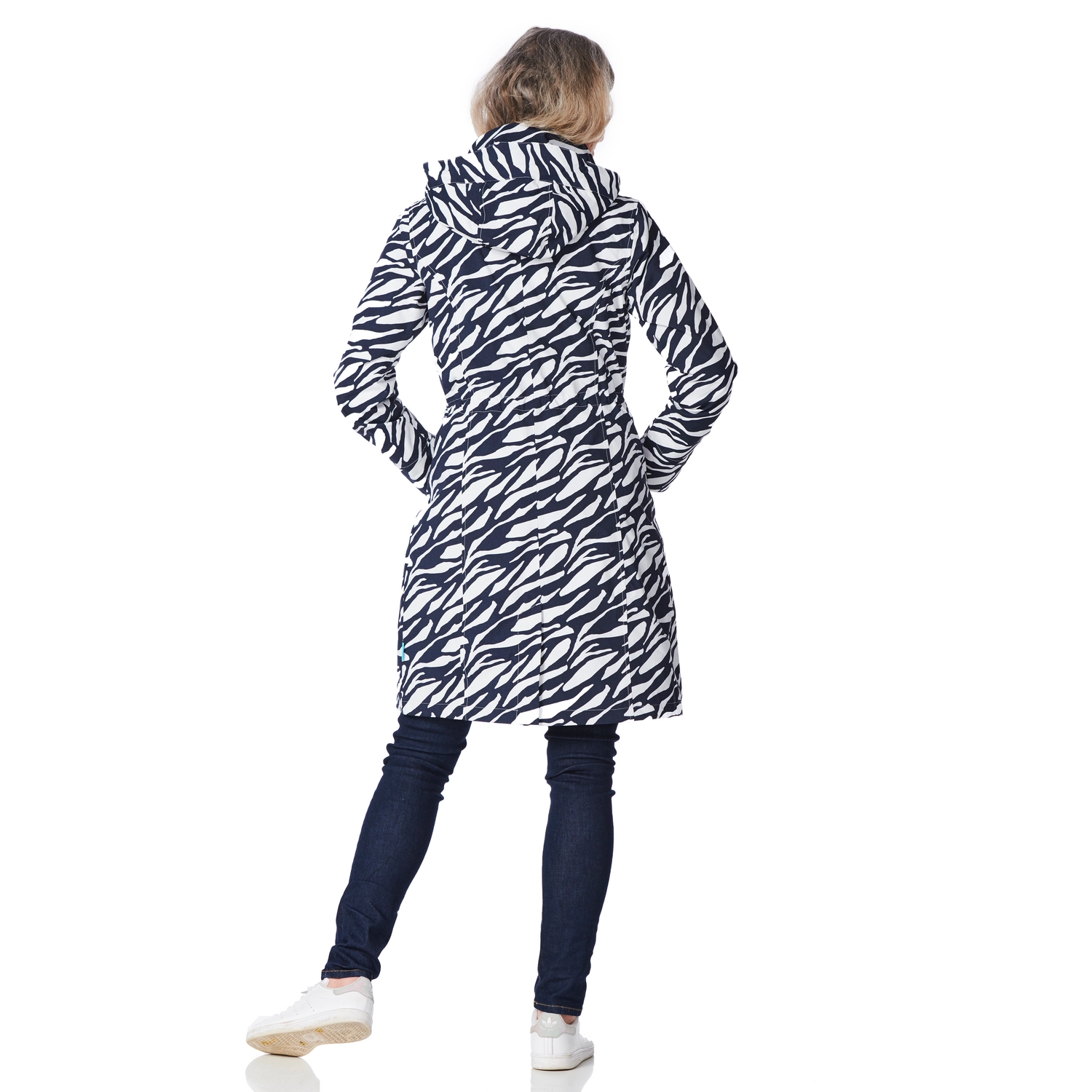 Regenjas Happy Rainy Days Coat Marit Zebra Midnight Off White 6 Regenjas Happy Rainy Days Coat Marit Zebra Midnight Off White - Afbeelding 4
