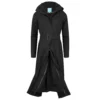 Regenjas Happy Rainy Days Toronto Long Raincoat Padded Bowie Black