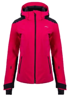 Ski Jas KJUS Women Formula Jacket Cranberry/Black