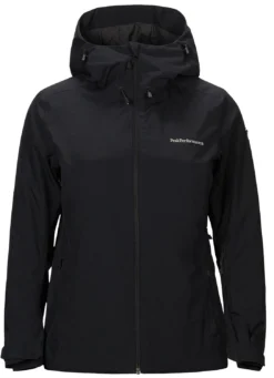 Ski Jas Peak Performance Women Insulated Ski Jacket Black