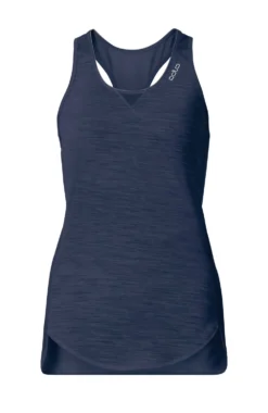 Tanktop Odlo Womens Singlet Crew Neck Revolution Tw Light Navy New Melange