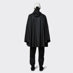 Poncho Rains Cape Black (Maat S) -Outdoorsupply Winkel badcape20black4