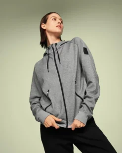 Hoodie On Running Women Zipped Grey -Outdoorsupply Winkel download 62 1