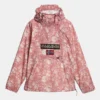 Jas Napapijri X Liberty Unisex Northfarer AOP Pink Fah -Outdoorsupply Winkel jas napapijri x liberty men northfarer aop pink fah