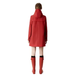 Regenjas Womens Original Rubber Hunting Coat Military Red Hunter -Outdoorsupply Winkel regenjas hunter womens original rubber hunting coat military red2