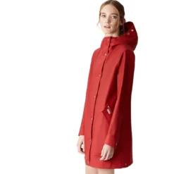 Regenjas Womens Original Rubber Hunting Coat Military Red Hunter -Outdoorsupply Winkel regenjas hunter womens original rubber hunting coat military red3
