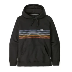 Trui Patagonia Unisex Line Logo Ridge Stripe Uprisal Hoody Ink Black