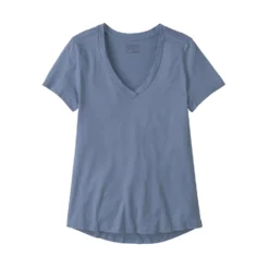 T-Shirt Patagonia Women Side Current Tee Light Plume Grey